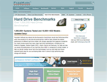 Tablet Screenshot of harddrivebenchmark.net
